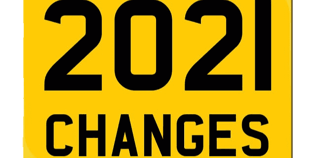 2021 changes